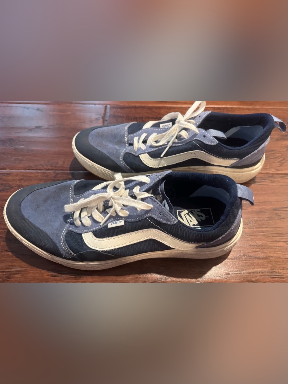 Vans Old Skool Men’s UltraRange Sneakers in Navy, Light Blue, and White